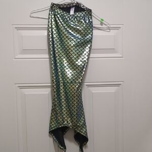 Justice Asymmetrical Skirt - Iridescent Green